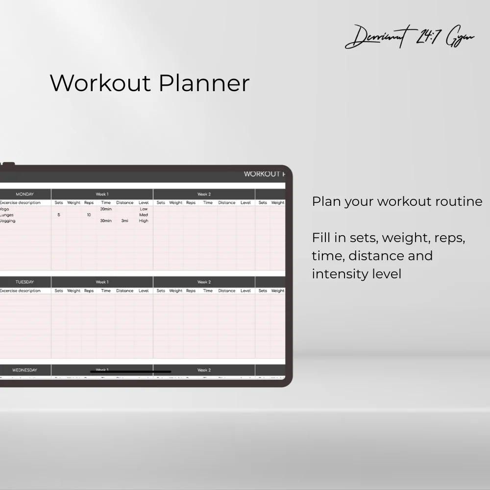 All-In-One Weight Loss & Fitness Tracker (Digital Download) - Image 5