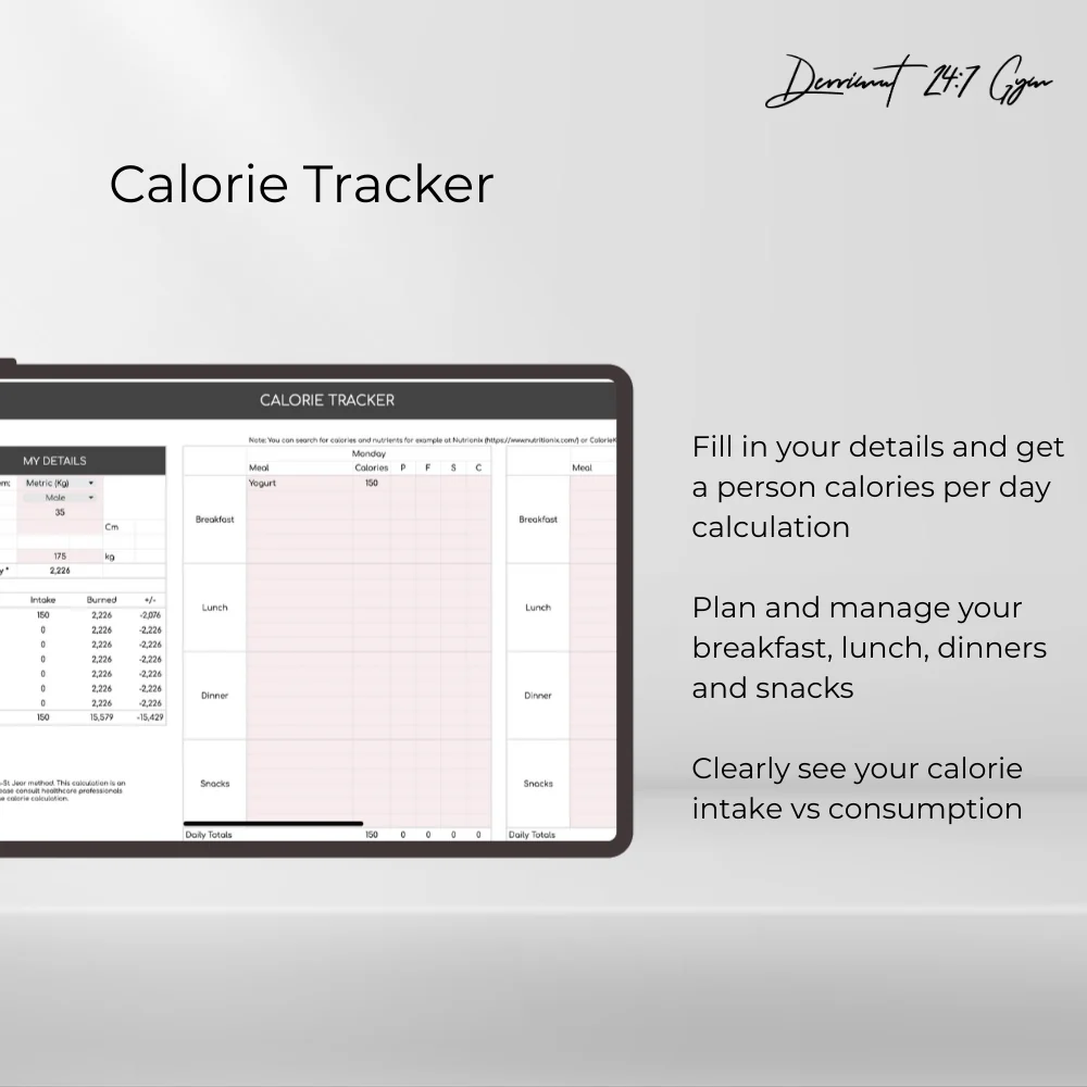 All-In-One Weight Loss & Fitness Tracker (Digital Download) - Image 6