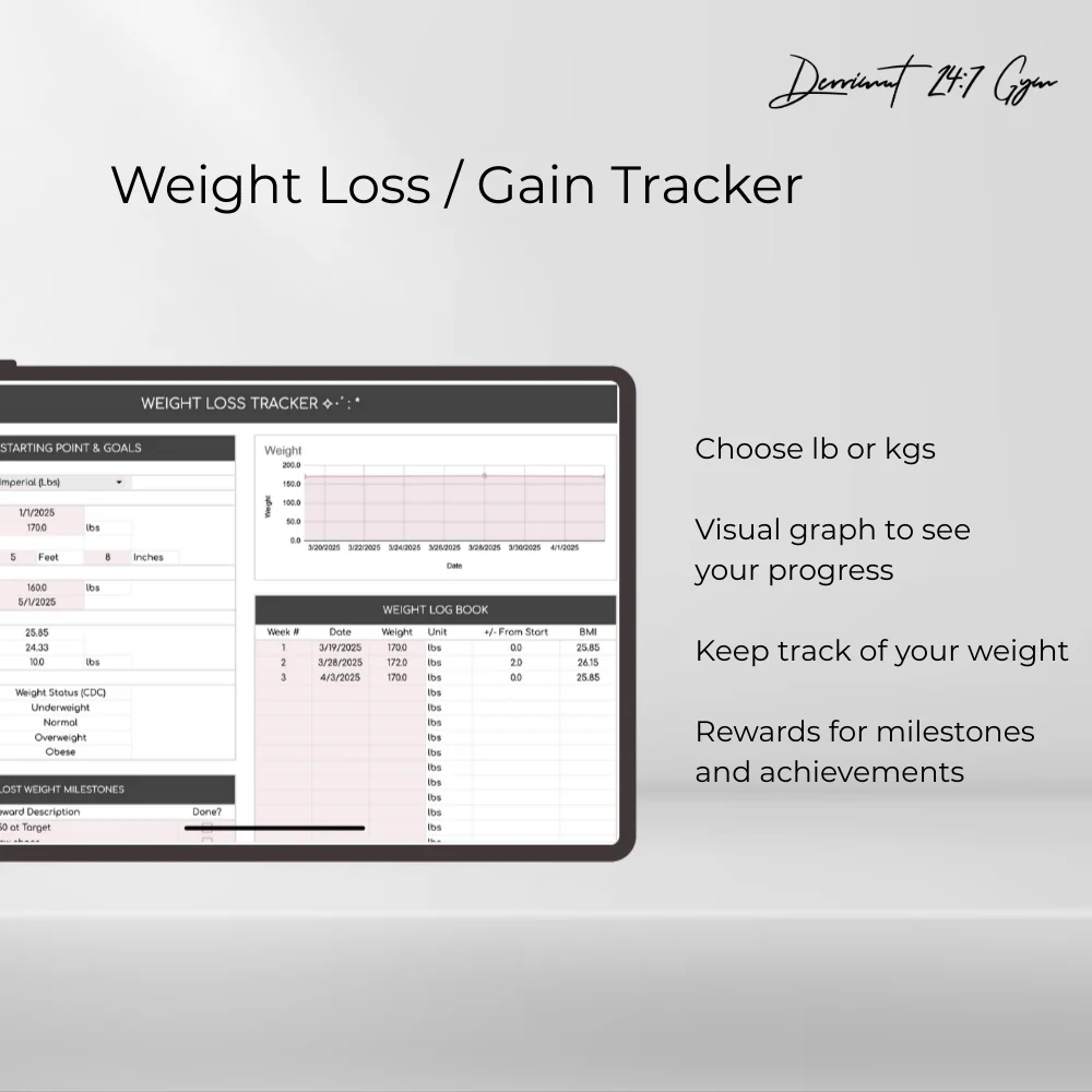 All-In-One Weight Loss & Fitness Tracker (Digital Download) - Image 7