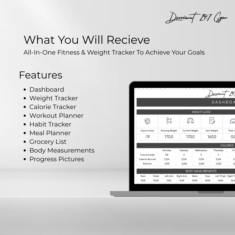 All-In-One Weight Loss & Fitness Tracker (Digital Download) - Image 8